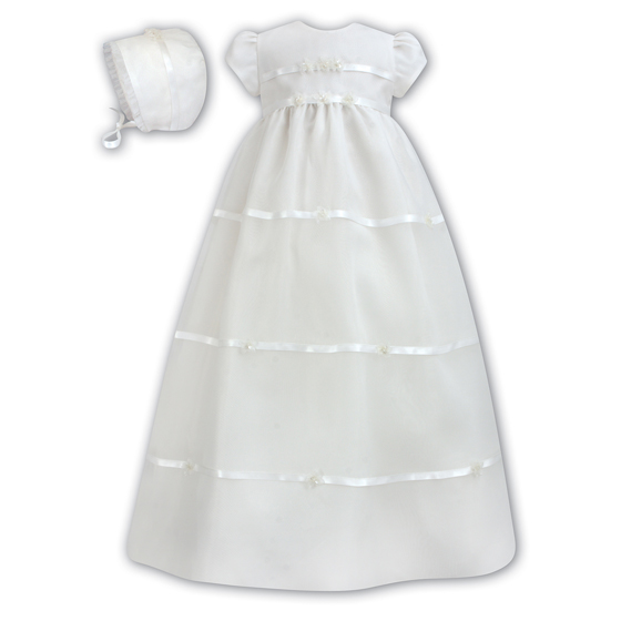 Sarah Louise Christening Robe & Bonnet - 187